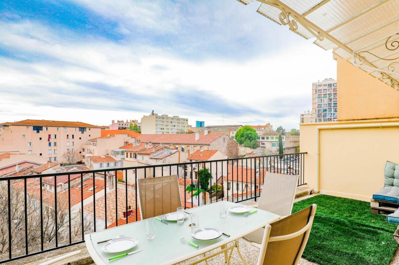 Appartement Terrasse Proche Belle De Mai Et Gare Saint-Charles à Marseille Extérieur photo