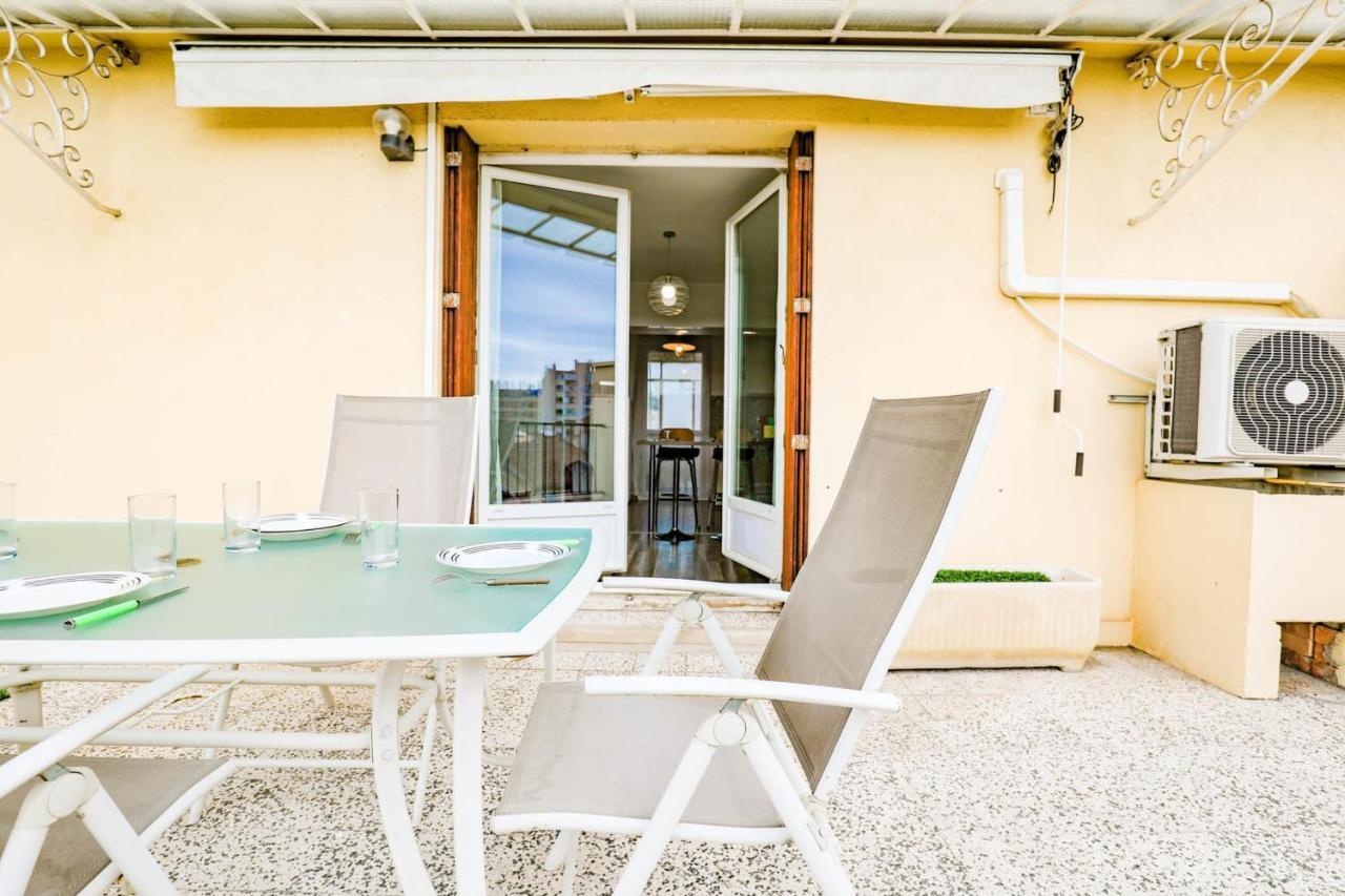Appartement Terrasse Proche Belle De Mai Et Gare Saint-Charles à Marseille Extérieur photo