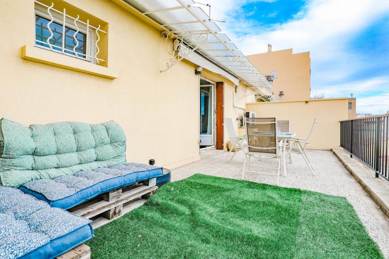 Appartement Terrasse Proche Belle De Mai Et Gare Saint-Charles à Marseille Extérieur photo