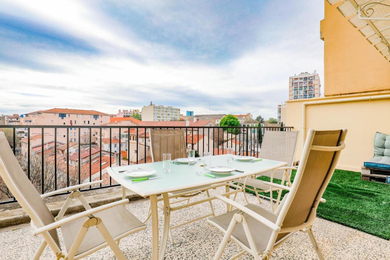 Appartement Terrasse Proche Belle De Mai Et Gare Saint-Charles à Marseille Extérieur photo