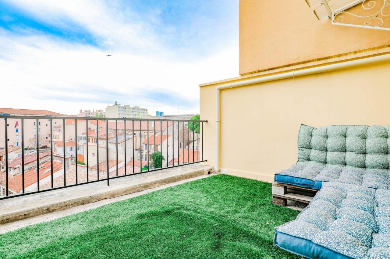 Appartement Terrasse Proche Belle De Mai Et Gare Saint-Charles à Marseille Extérieur photo